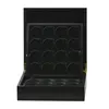 Factory Custom wholesale collection commemorative 64 BTcoin display wooden coin box For Souvenir@
