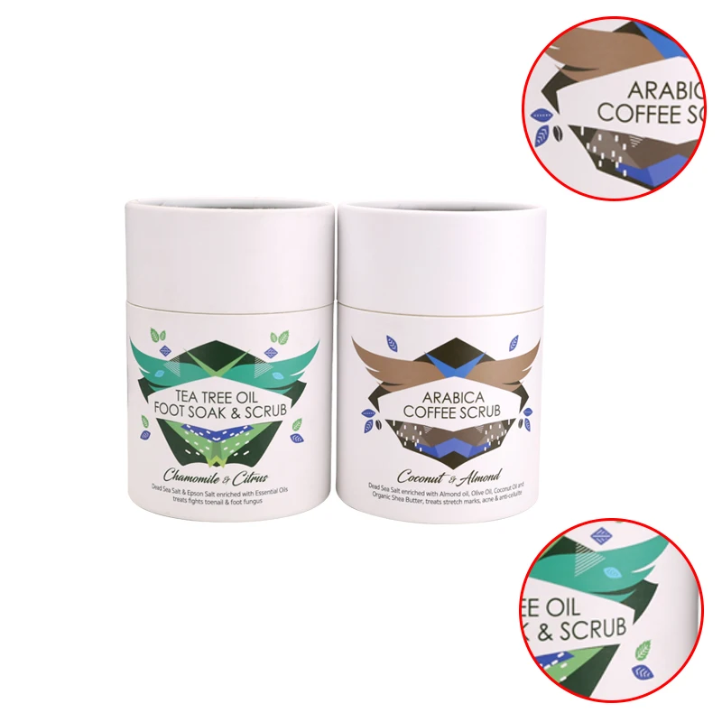 Custom Printed White Round Cardboard Gift Boxes Wholesale Round