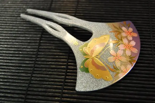 Geisha Hair Accessories Japanese Makie Kanzashi 45 Buy Geisha
