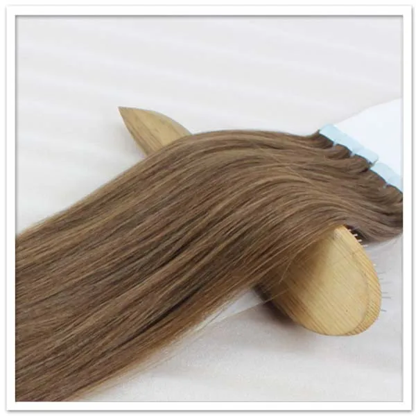 浅灰棕色头发颜色 teap 磁带头发扩展