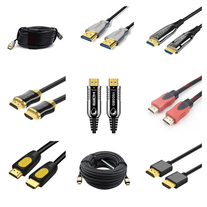 High Speed 90m 100 meter HDMI 2.0 Active Optical Cable Fibre Optic Hybrid 20 meters HDMI CABLE - ANKUX.COM