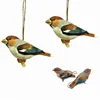Factory Wholesale Decorative Wood Birds Model Carved Wooden Craft wood carving birds