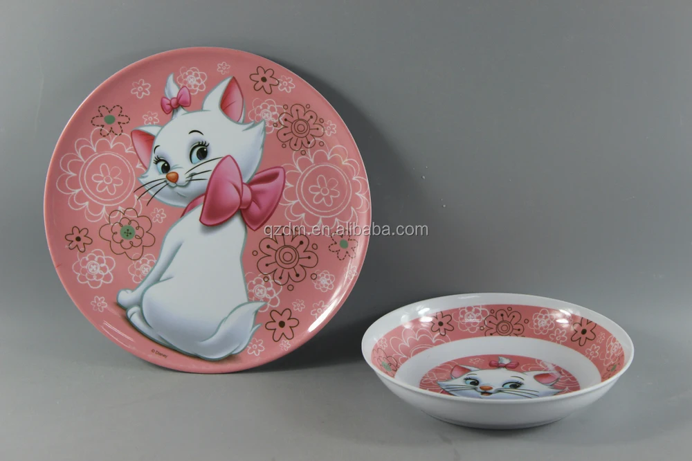 4 Piezas Melamine Dinner Set For Kids/Set Of 4pcs Dinner Ware