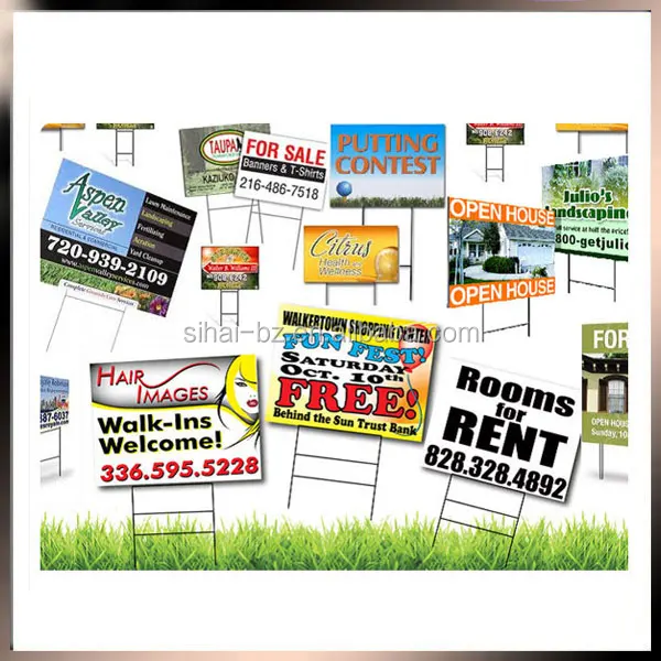 2014 Plastic Corrugated Sign Board Material,Hollow Pp Plastic Sign