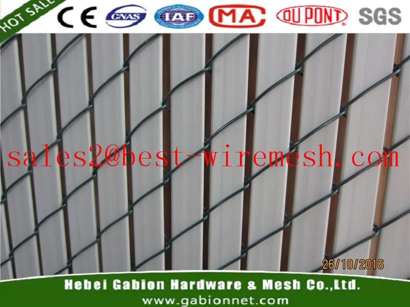 Green Privacy Fence Slats (for 6' Chain Link)/ Pvc Fence Slats For