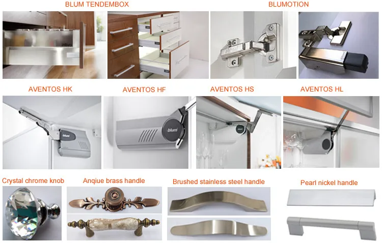 Ahorrar Espacio Chapa Puerta De Madera Gabinetes De Cocina De Diseño