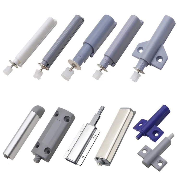 Furniture fitting damper push to open cabinet sliding door damper