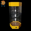 High Quality Lockable, Electric Rotating, With Led Lights Rotating Acrylic Display Cabinet