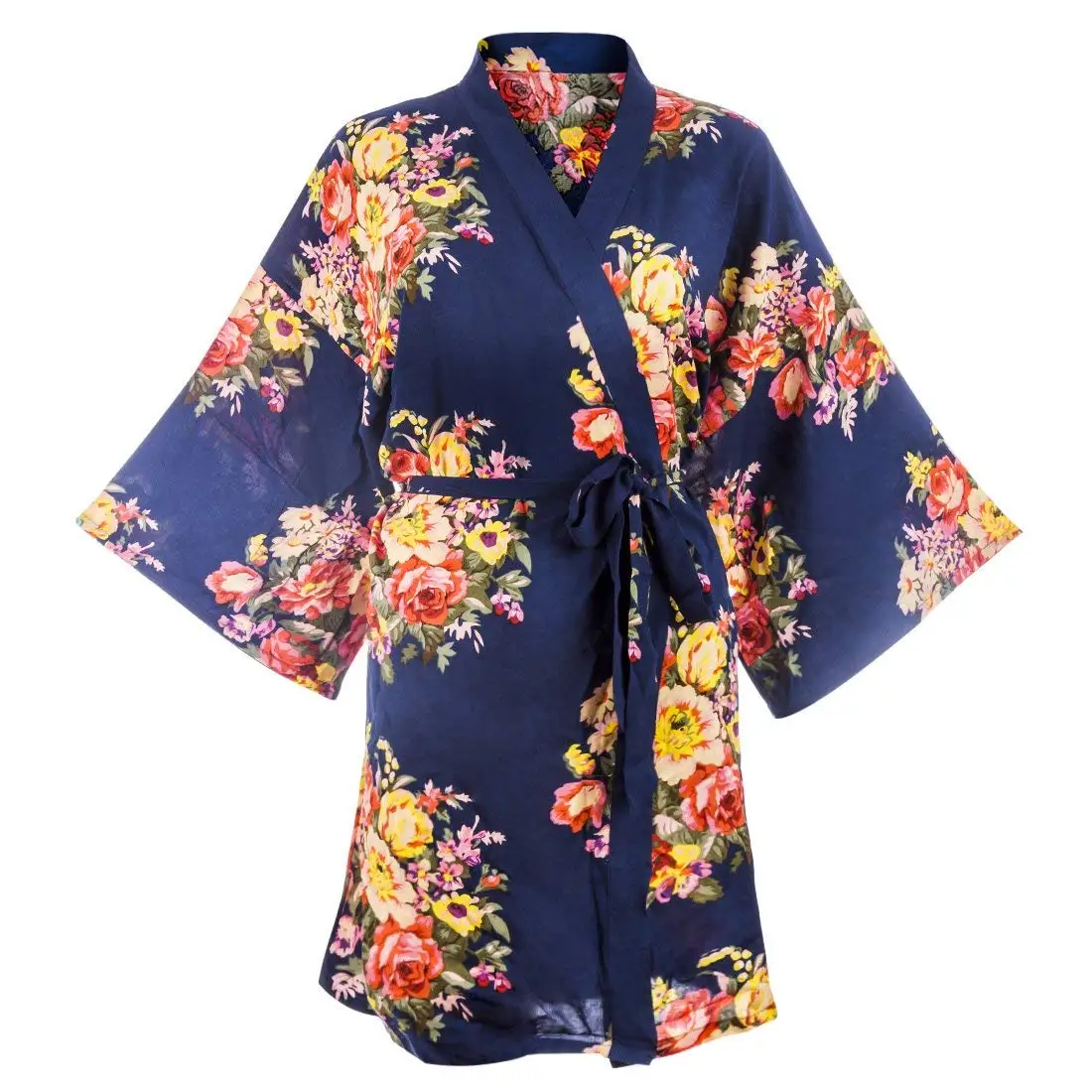 Buy Haoun Short Bridesmaid Robe Floral Dressing Gown Bride Robe