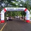 Customize Inflatable Running Arch with LOGO print,Top quality sealed inflatable arch/Finish line/Start line with hanging banner