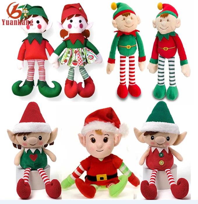 Carousel/Gifts Toys 28 cm Plush Christmas Elfs Soft Toys 