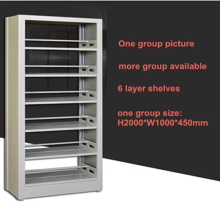 double sided library shelves