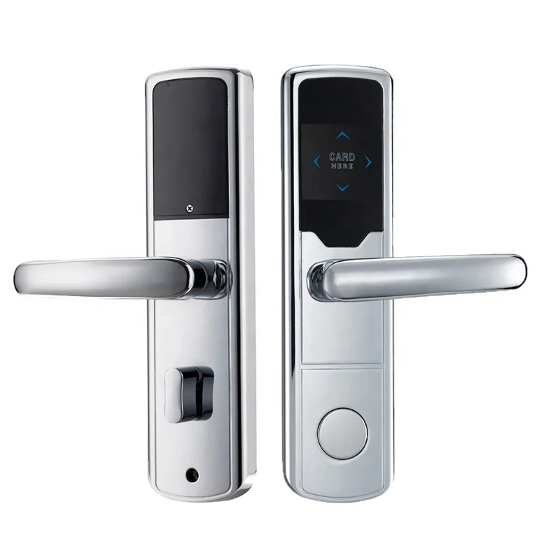 Electronic Magnetic Card Key Hotel Swipe Card Reader Access Door Lock System Swipe Locks For 