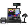 All in one LED touch screen pos machine pos system desktop cash register