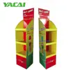 Promotional Portable POS Cardboard Floor Display Stand, Retail Product POP Cardboard Display Stand