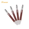 High quality metal pen leather ball pen set with custom logo