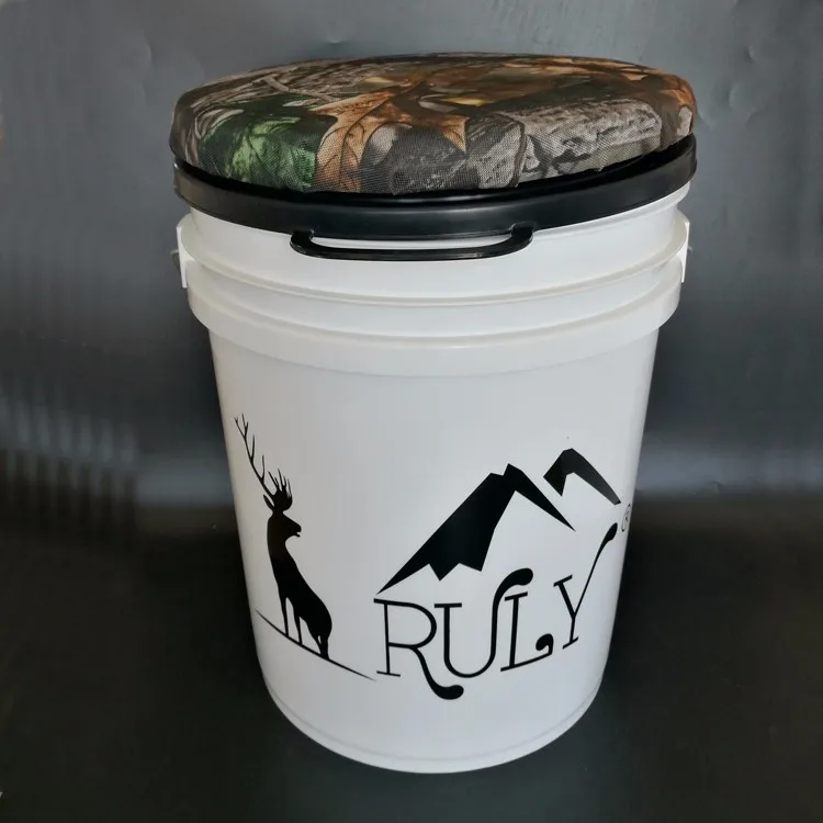 Hunting Camo Foam Seat 5 Gallon Bucket Lid Swivel Camouflage Fishing Buy Hunting Camo Foam