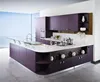 Unique design purple lacquer modern kitchen furniture pictures
