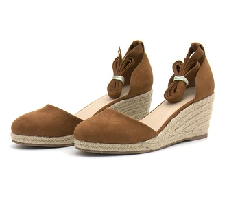 hemp wedge sandals