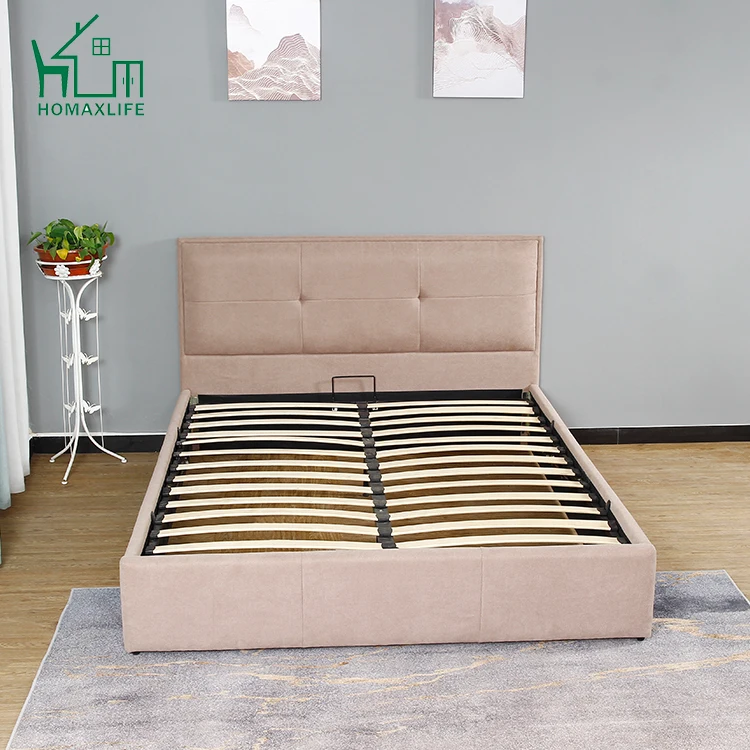 Free Sample King Size Buy Online Brown Leather Ottoman Bed