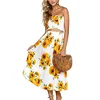 Fashion Women's Floral Maternity Maxi Skirt Outfit Lady Party Casual Beach Flower Girl Dress