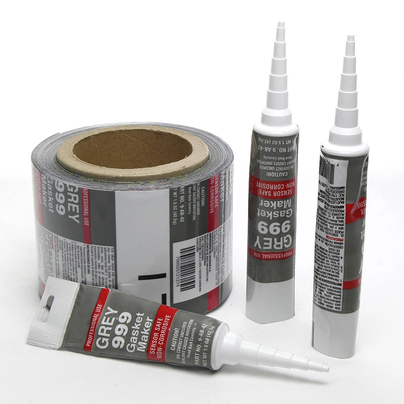 Small Tube Silicone Rubber Adhesive Sealant Glue Aluminum Foil Film