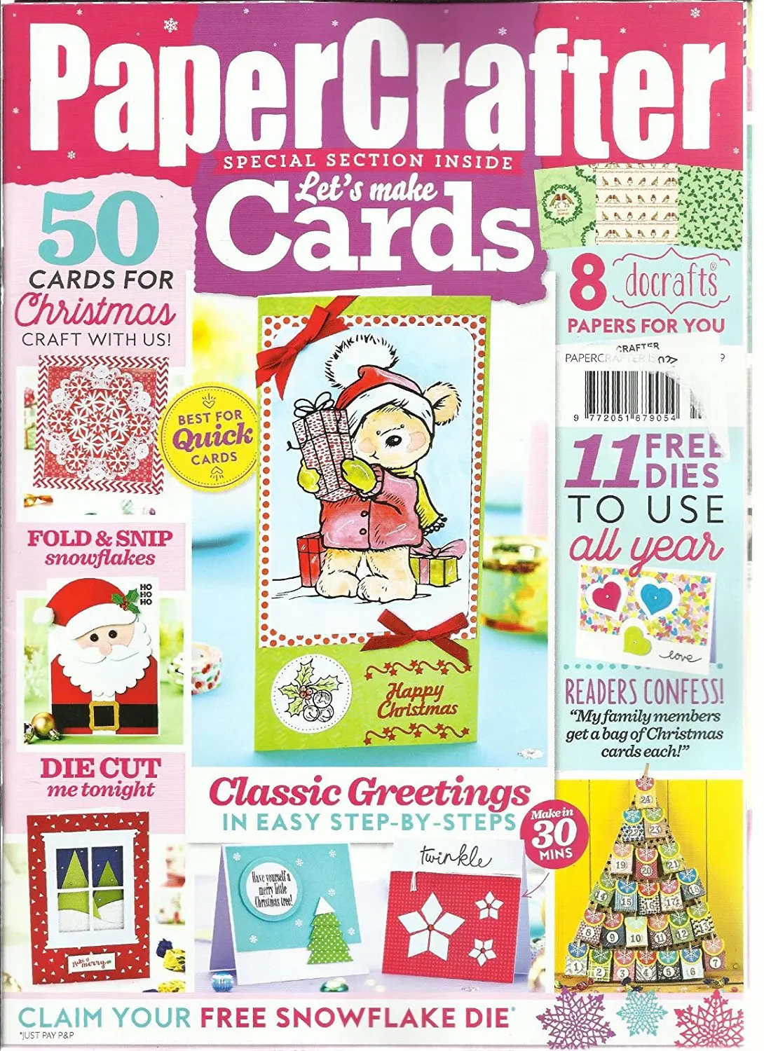 PAPER CRAFTER, LET'S MAKE CARDS, SPECIAL SECTION INSIDE ISSUE, 2016 ISSUE # 98
