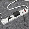 6 Outlet Power Socket Strip Surge Protector with 2 USB Charging Ports