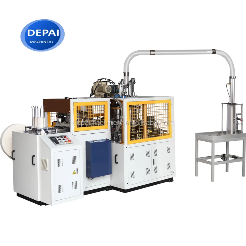 Hd12 Ultrasonic Weld High Speed Paper Cup Making Packing Machine In