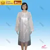 Disposable nonwoven plastic aprons for sale with CE,ISO13485 certificate
