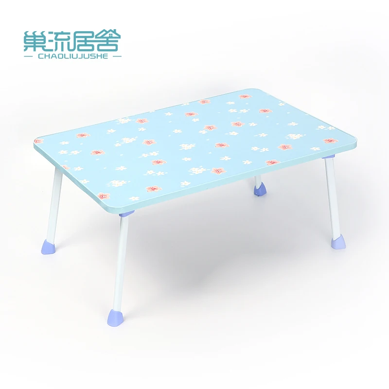 New Design Blue Portable Folding Lap Desk Moveable Study Table On