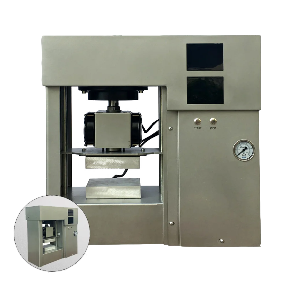 Fjxhb5e10 Dual Heating Plates Electric Hydraulic Rosin Dab Press Machine With 10 Ton Pressure