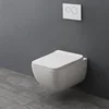 Bathroom Western Type Flush ceramic wall hung toilet