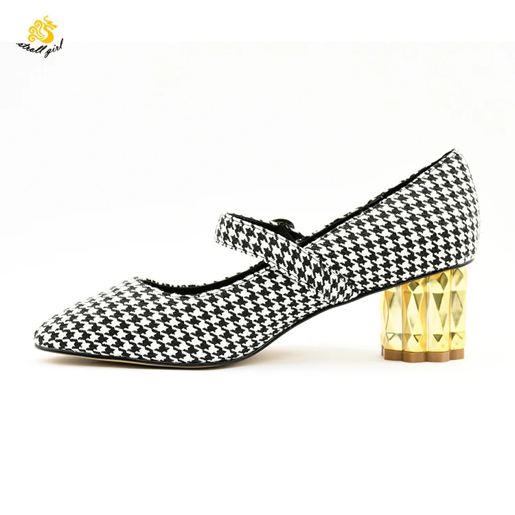 OEM PU Leather Wenzhou Lining Shoe Stock Custom Logo Ladies Party Footwear White Pointed Office Job Pumps Women High Heel Shoes