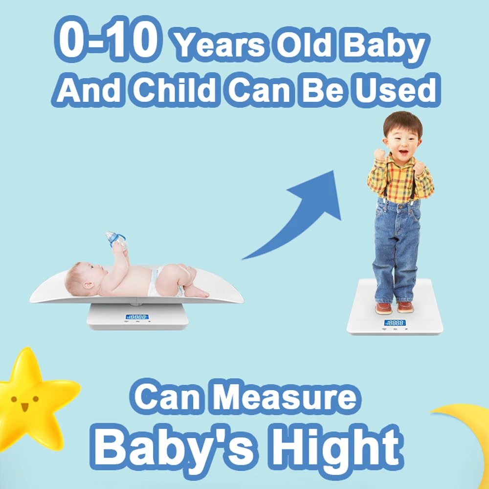 Separated Design Hot Sale Digital 100kg Infant Baby & Mother Body Scale