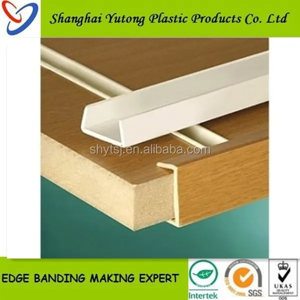 Extruded U Shaped Edge Banding Trim Shanghai Factory For