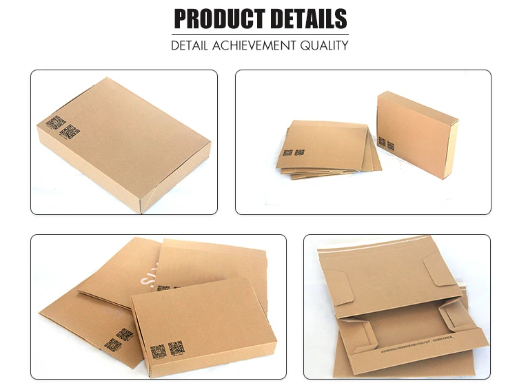 Customized Size Apparel Courier Delivery Box Corrugated Boxes - Buy ...