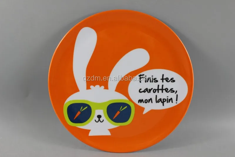 8 inch Melamine kid's dinner plate