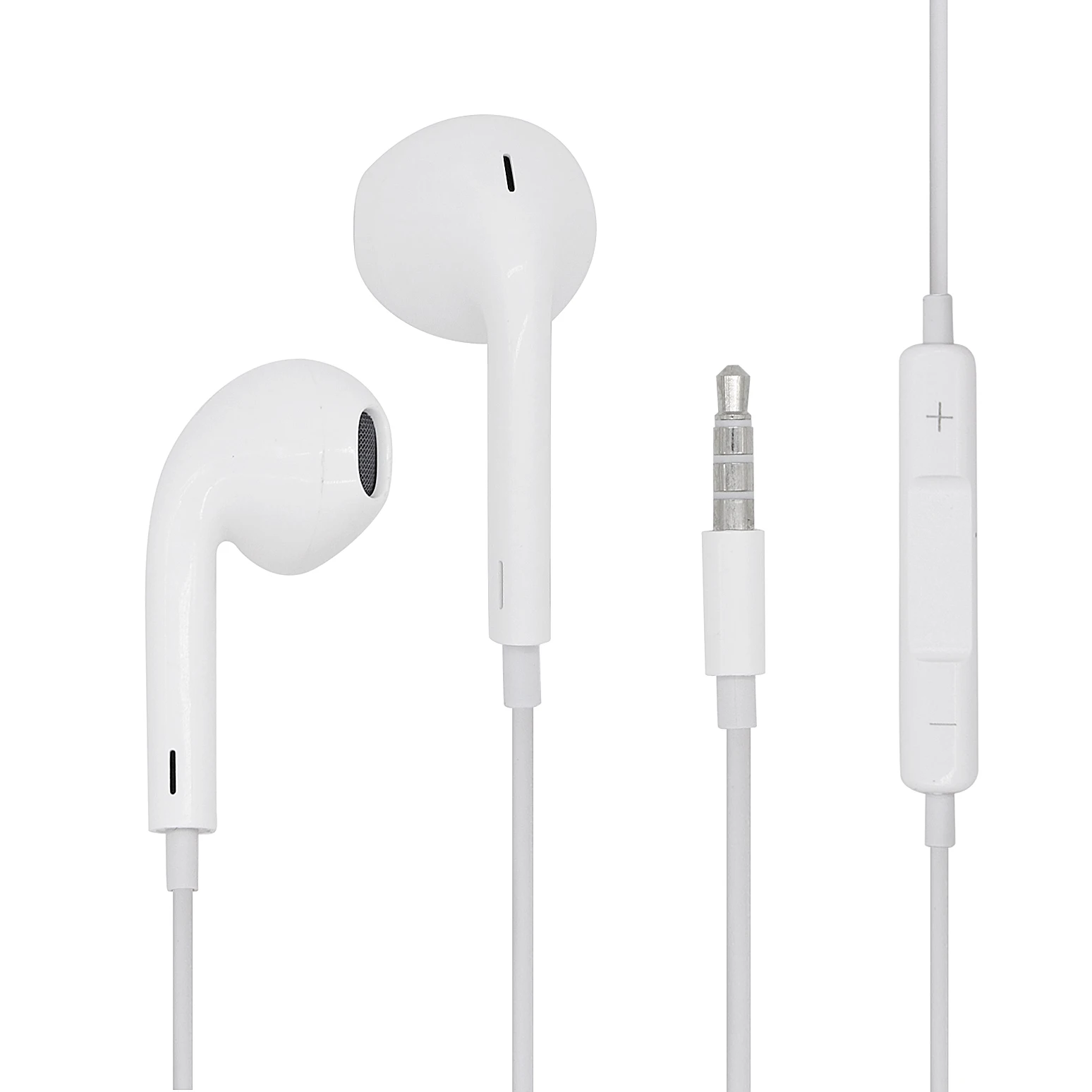 Handmade Fabric Braided Cable Earbuds In Ear Headphones With Microphone