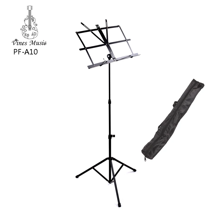 Wholesale Portable Metal Small Music Sheet Stand With Carrying Bag