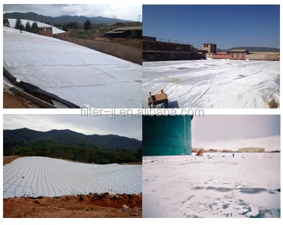 
durable quality needle punched non-woven geotextile for earthwork 