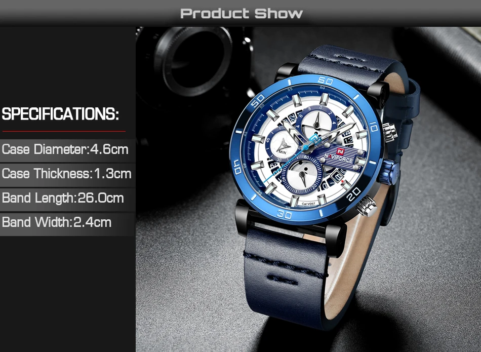NAVIFORCE Quartz watch Luxury Watch For Men 9131