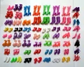 60Pairs Mixed Styles Fashion Sandals Boots Little Toy Assorted Shoes for Barbie Doll Accessories High heel