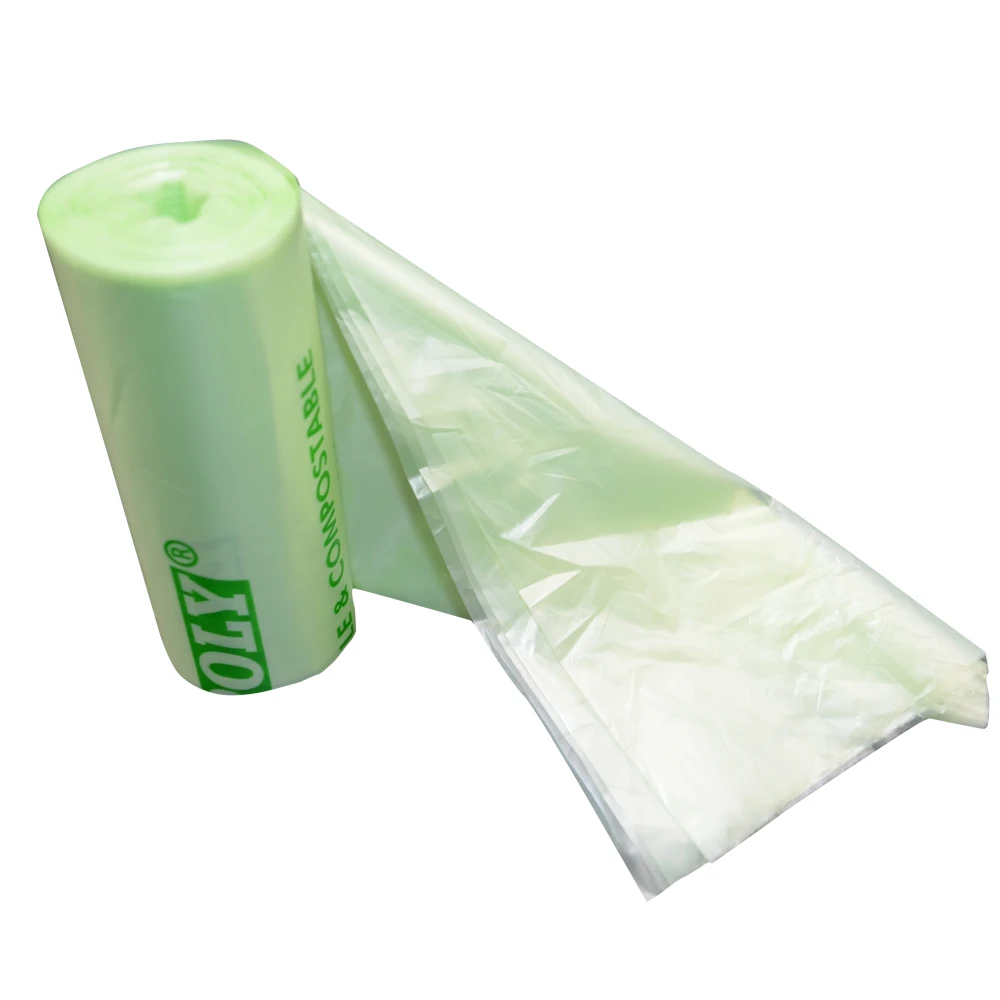 100 Biodegradable Pbat Plastic Household Garbage Bag Buy Pbat