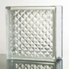 clear lattice glass block 190*190*80mm glass brick