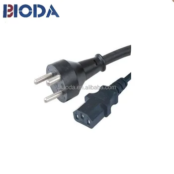 90 Degree Power Cord With Ac Plug For Tv