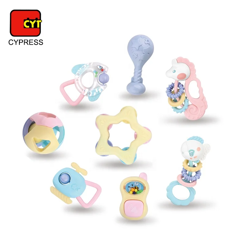 plastic baby rattle