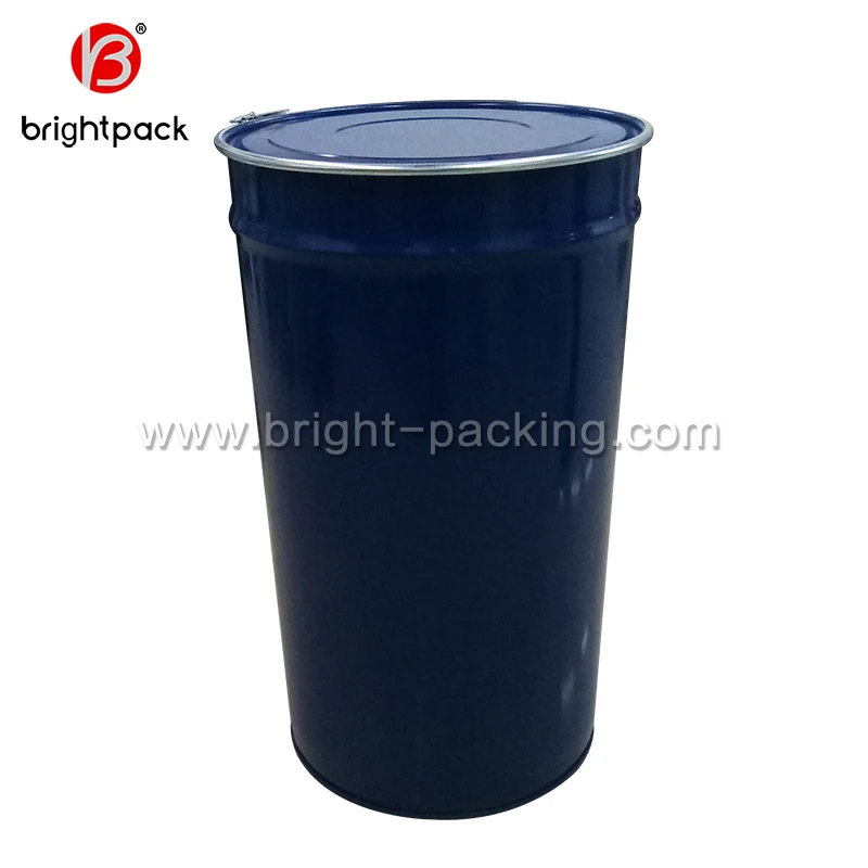 210 Liter/55 Gallon Of Open Conical Steel Drums Removable Cover 208l