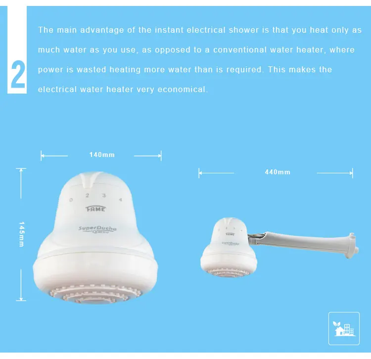 instant electric geyser