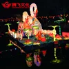 Zigong Tengfei float lantern event carnival outdoor colorful waterproof swan lake lantern